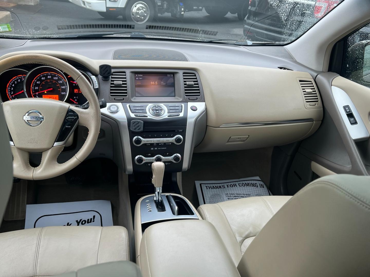 2010 Beige /Tan Leather Nissan Murano LE AWD (JN8AZ1MW1AW) with an 3.5L V6 DOHC 24V engine, CVT transmission, located at 1018 Brunswick Ave, Trenton, NJ, 08638, (609) 989-0900, 40.240086, -74.748085 - Photo#16